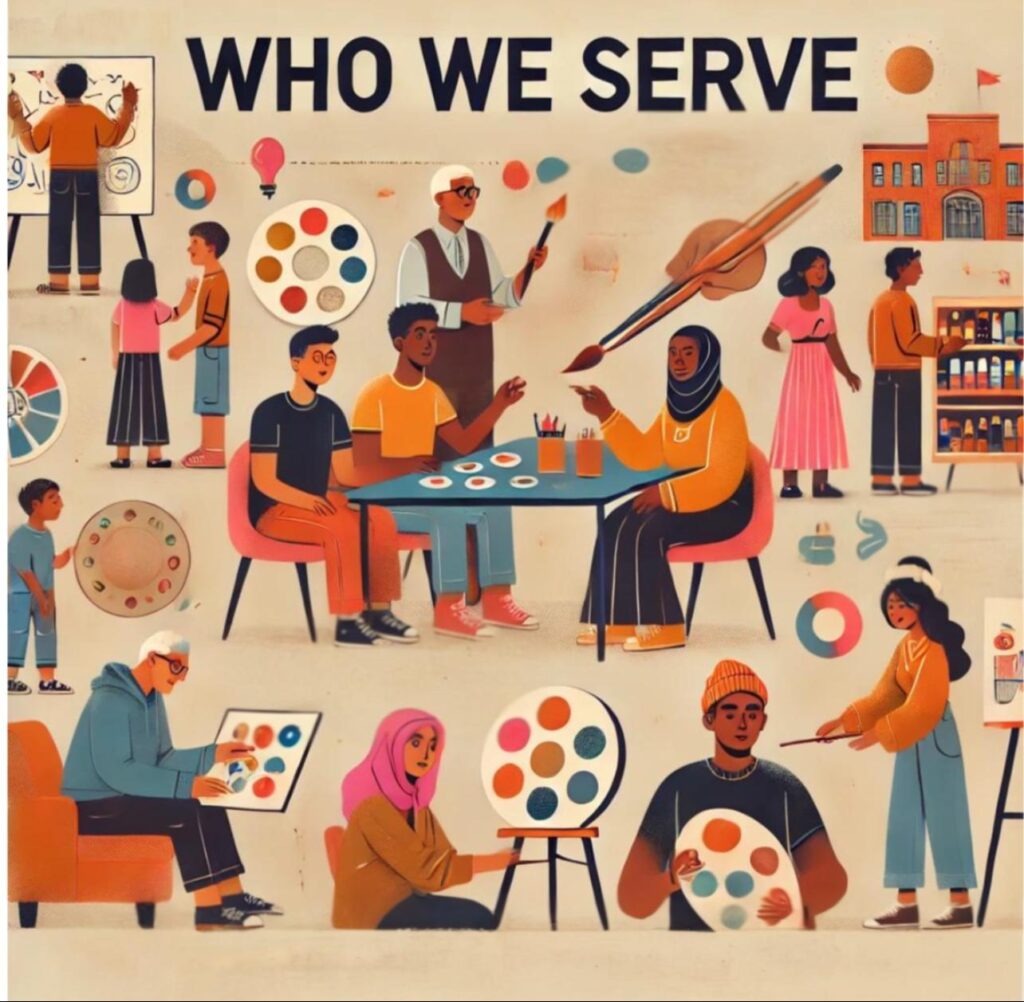 Our Programs Target Youth, Aspiring Creatives, And Underprivileged Communities, Providing Them With Opportunities To Grow And Succeed.